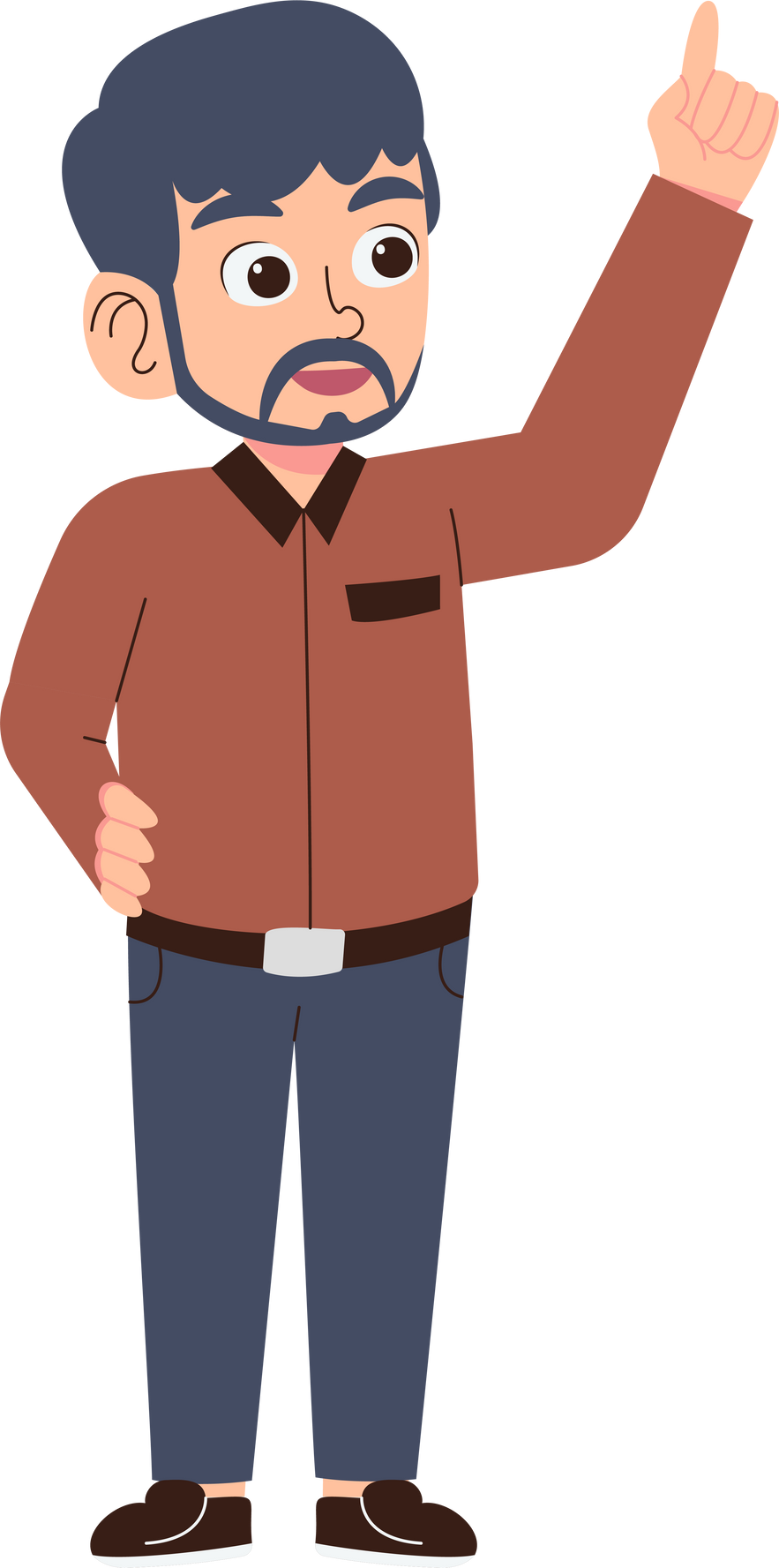 Male Teacher Illustration